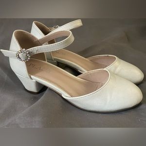 White heels for girls